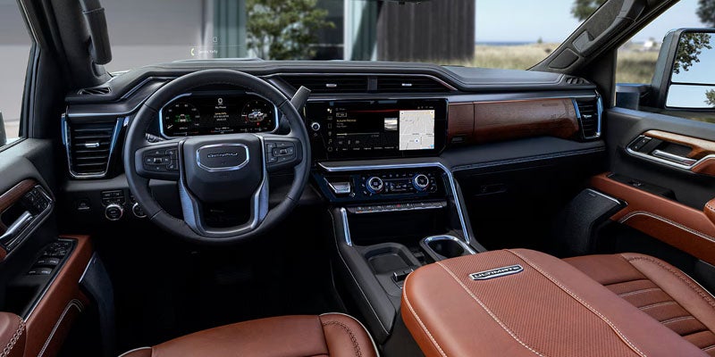 2026 GMC Sierra 2500HD interior with refined truck utility
