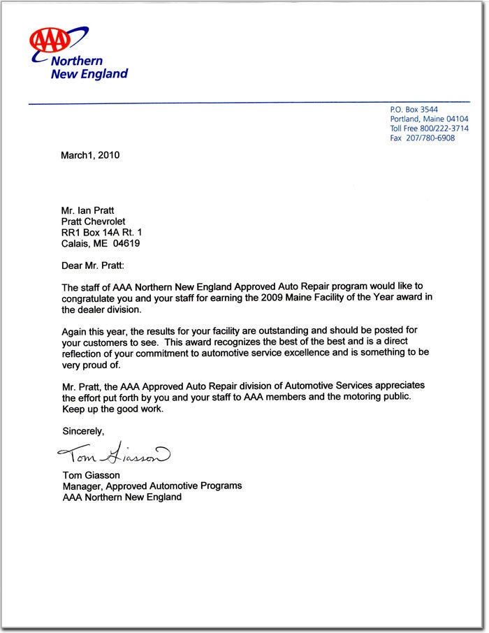 2009 Maine Facility of the Year